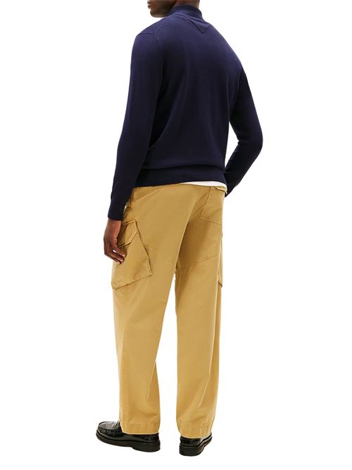 Cardigan blu in cotone Tommy Hilfiger | MW0MW36517DW5